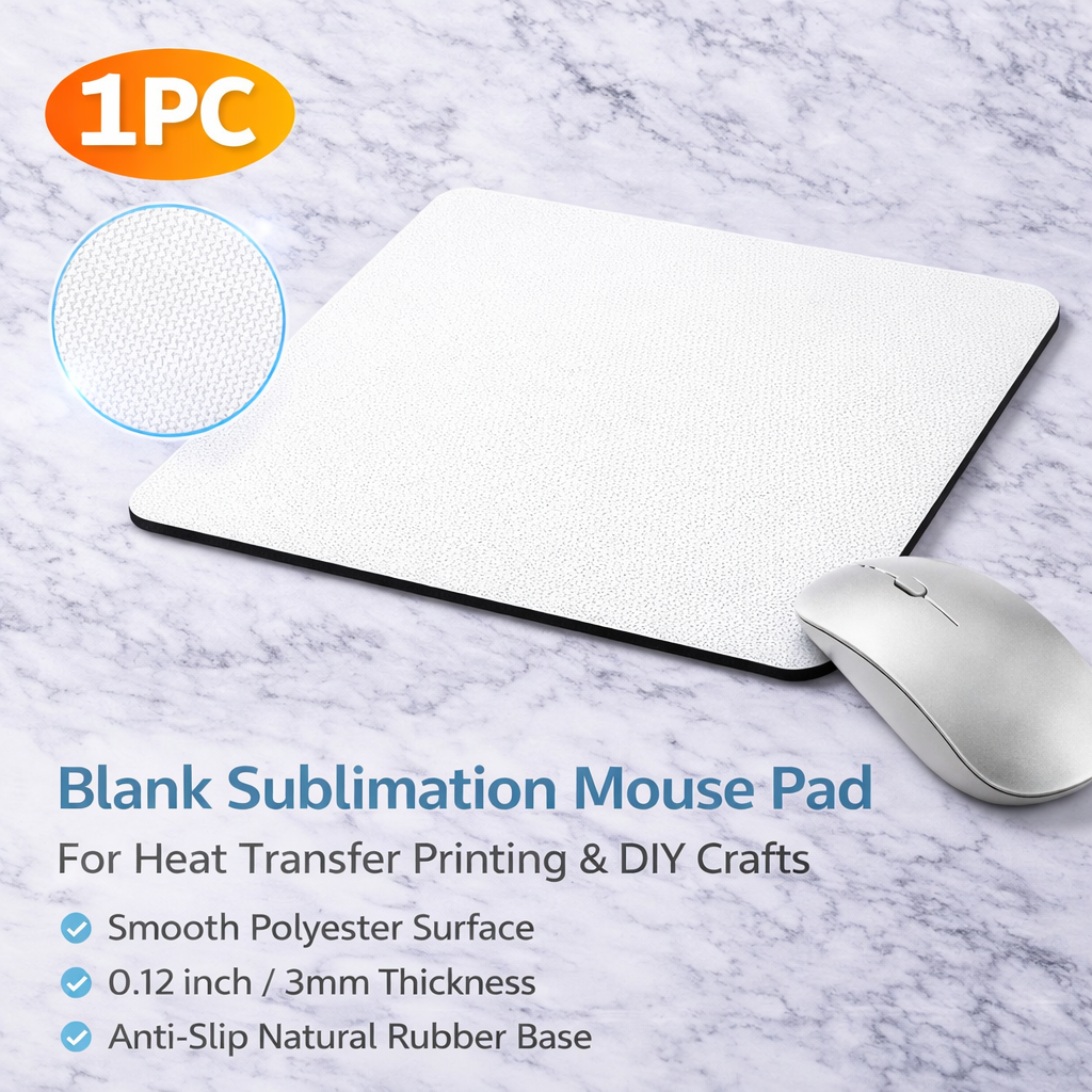 Mouse Pad Blank Sublimation - 1 Pc Sublimation Mouse Pad Blank,
