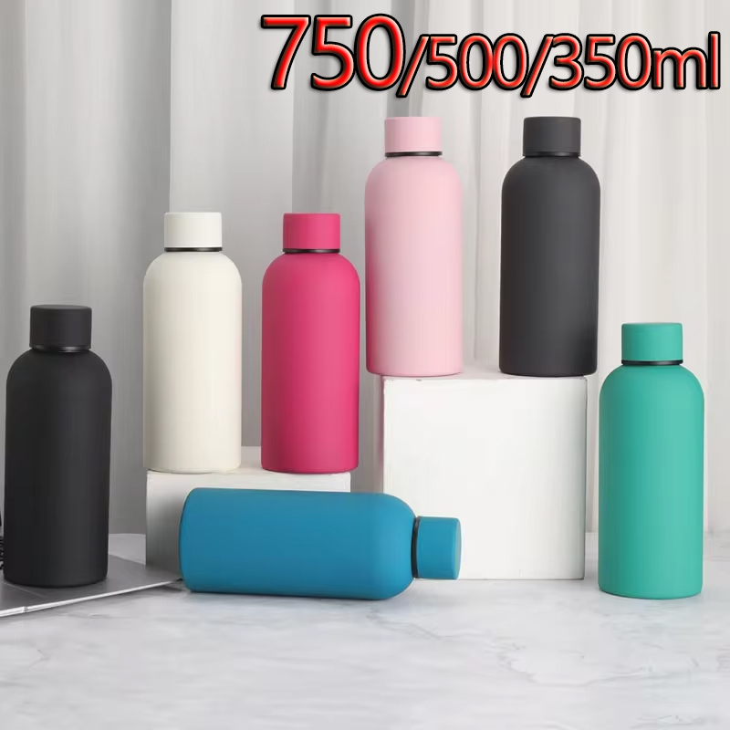 Water Bottle Blank - 750/500/350ML Small Mouth Thermos Cup Outdoor