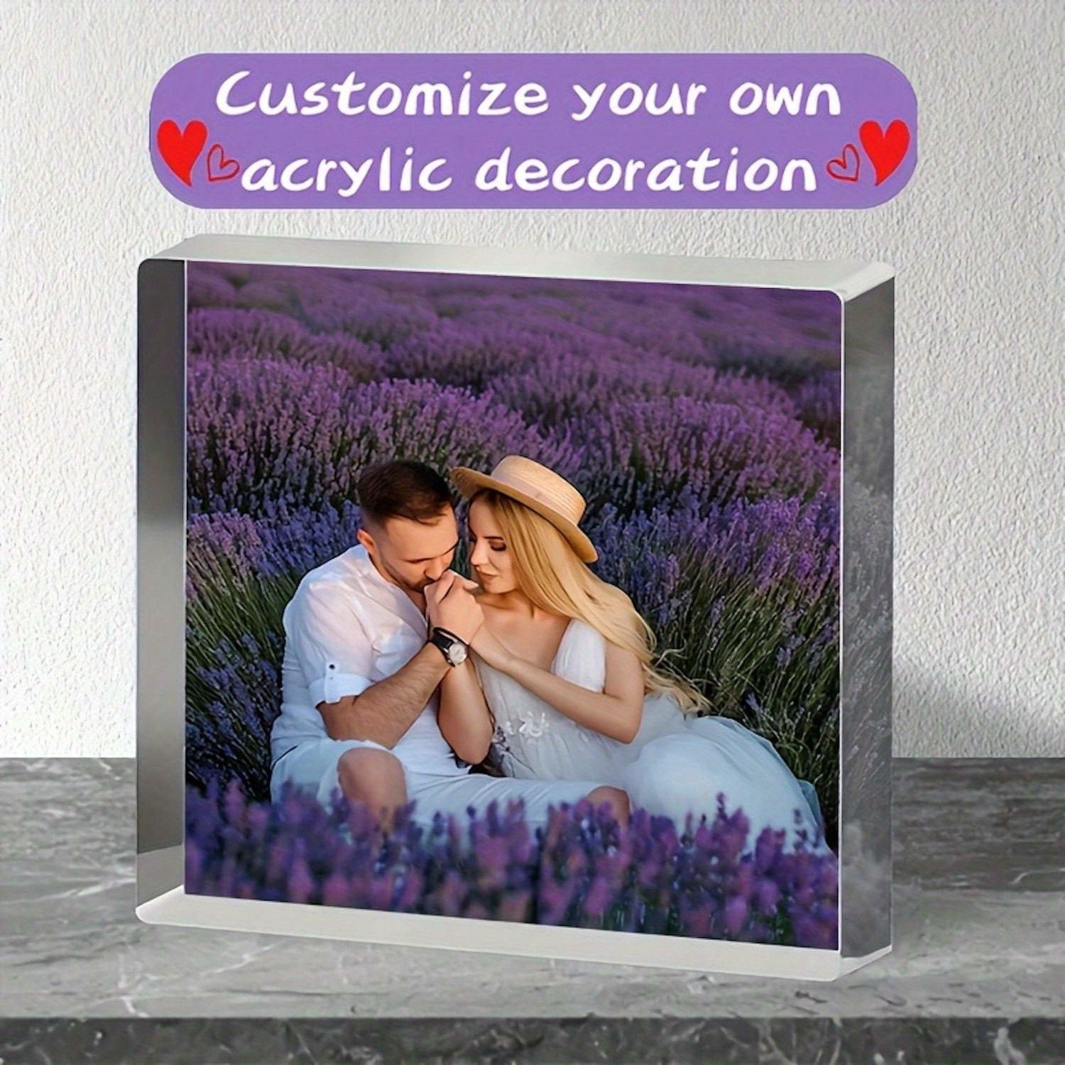 Photo Acrylic Block - 2D Flat Acrylic Photo Block -