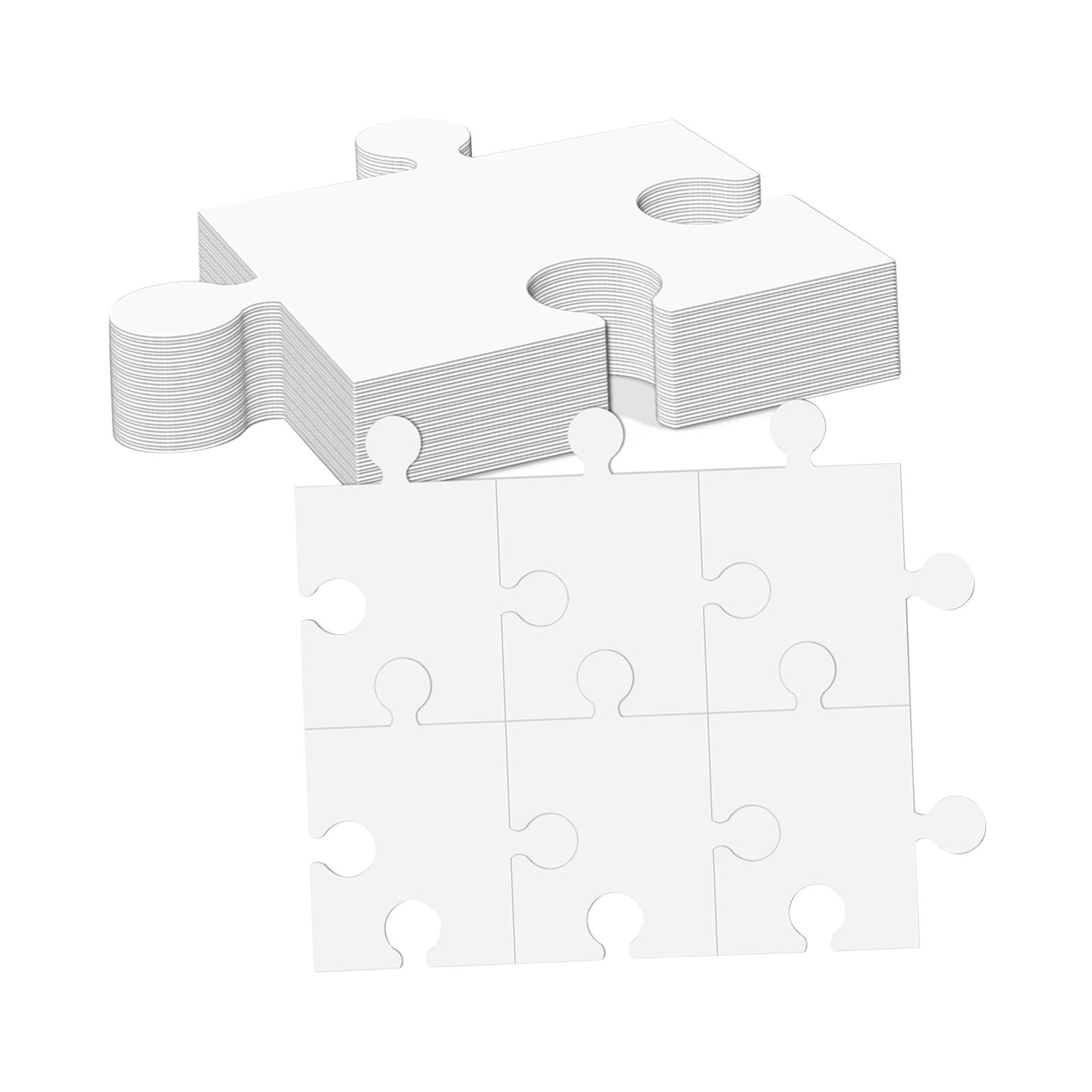 Puzzle Blank White - White Cardboard Blank Jigsaw Puzzles Accessories