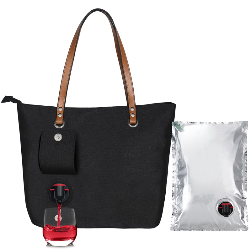 Tote Bag Sublimation - Hot Wine Tote Bag, Beach Cooler