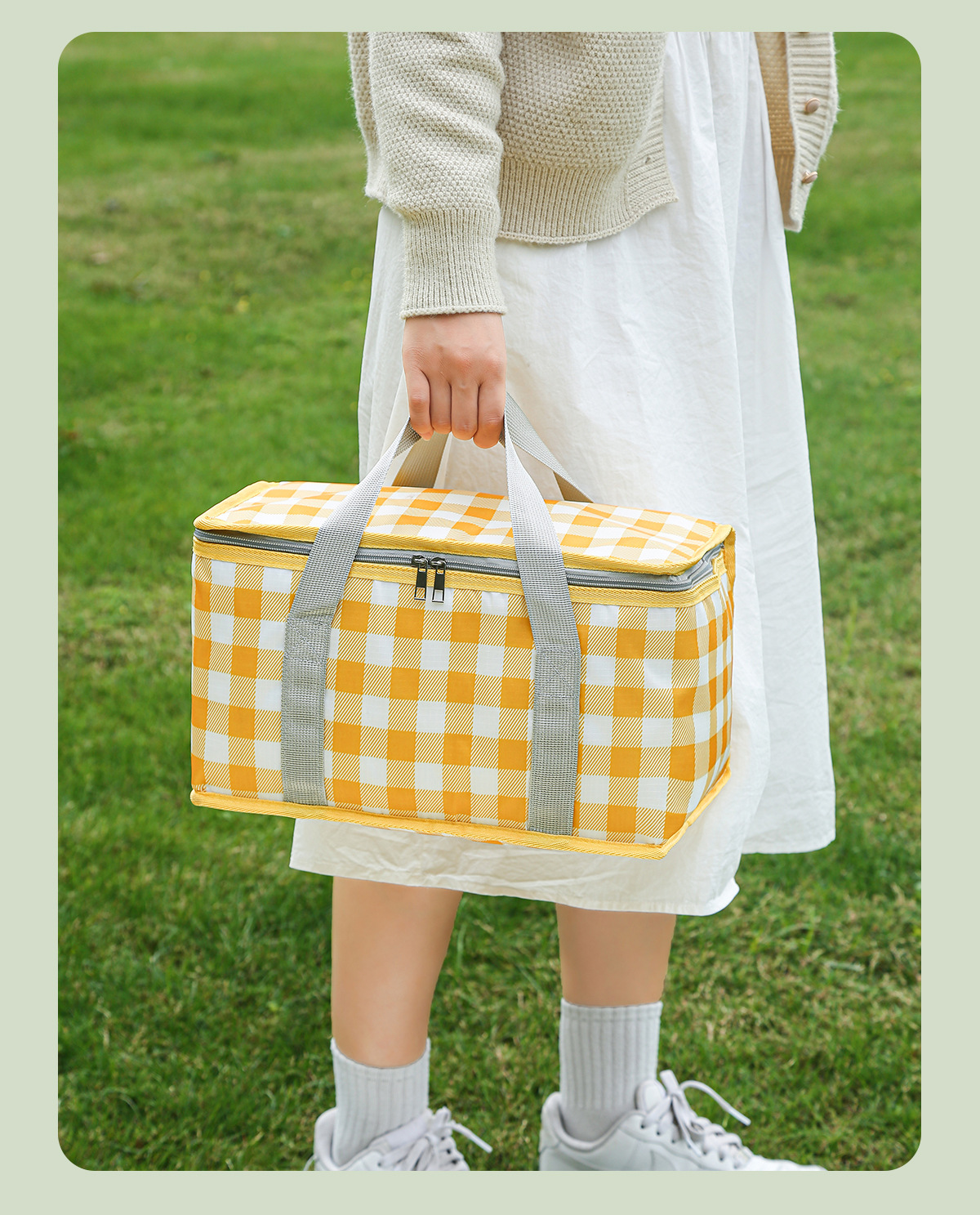 Large Capacity Insulated Picni - Tote Bag Sublimation 评论和价格
