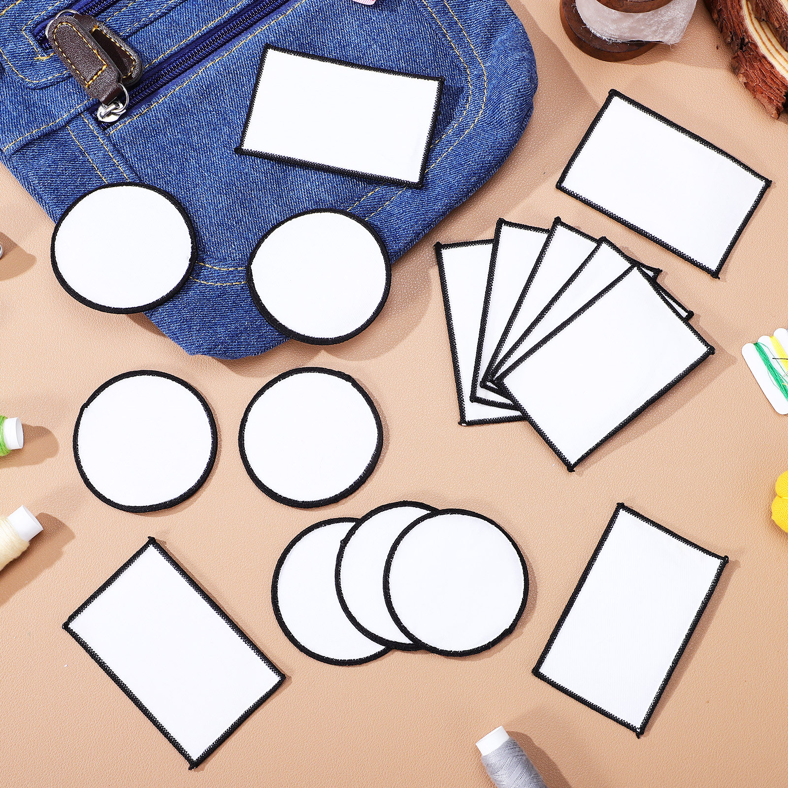 30Pcs Adhesive Blank Patches S - Hat Sublimation Blank 评论和价格