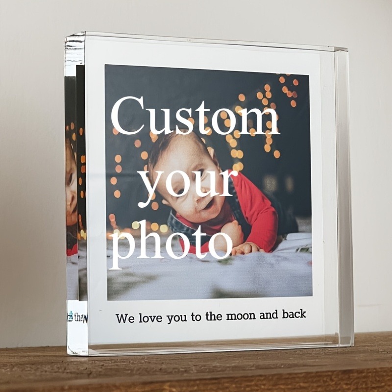 Custom Personal 2D Flat Acryli - Photo Acrylic Block 评论和价格