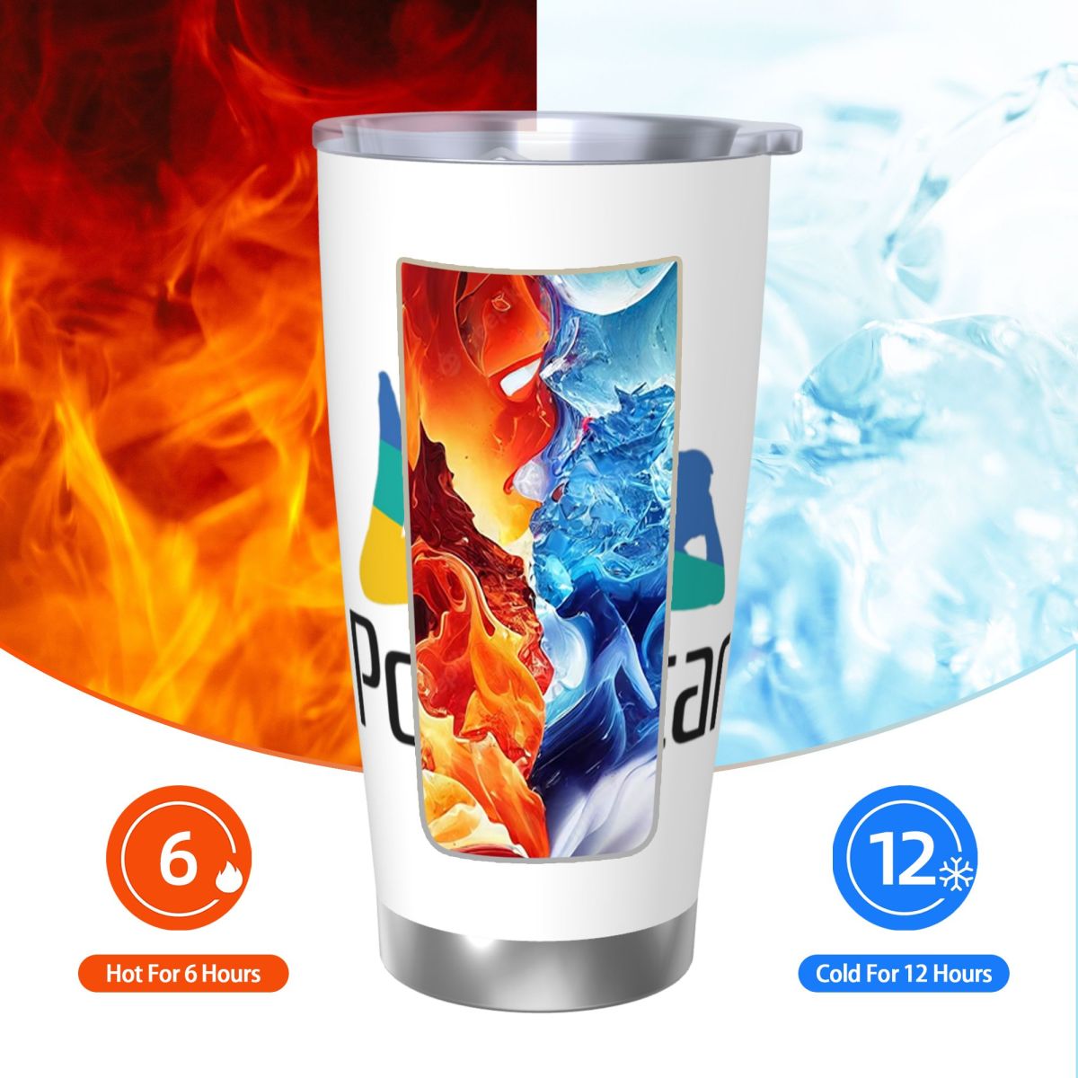 Ps Pron Star White Stainless S - Tumbler 20Oz White 评论和价格