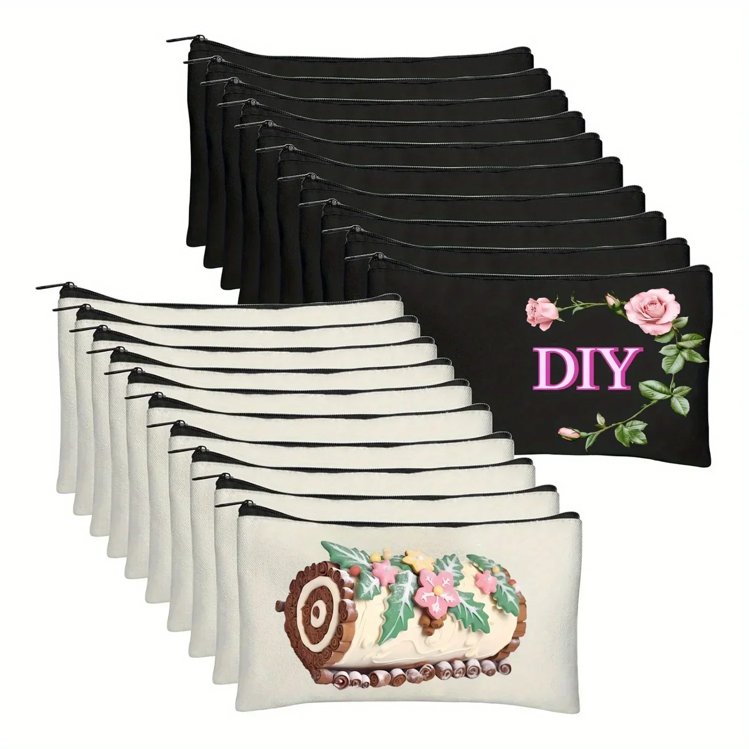 20pcs Sublimation Blank Makeup - Tote Bag Sublimation 评论和价格