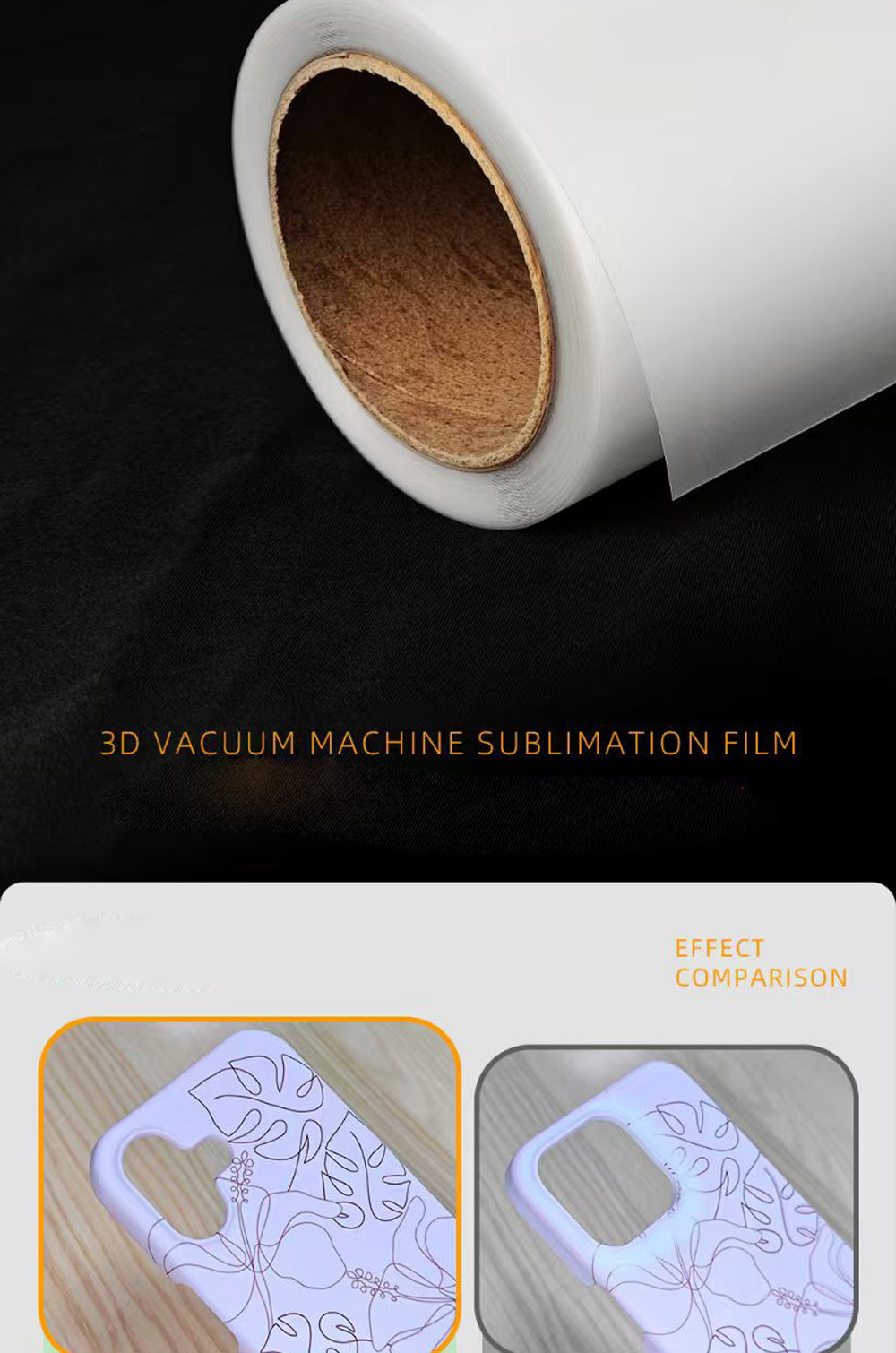 FONLYU 420mm*40mm Roll 3D Subl - Phone Case Blank Print 评论和价格