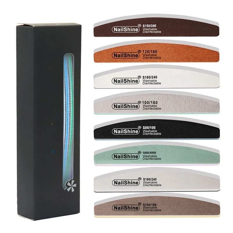 8Pcs/Box Nail File Buffer Kit  - Photo Acrylic Block 评论和价格