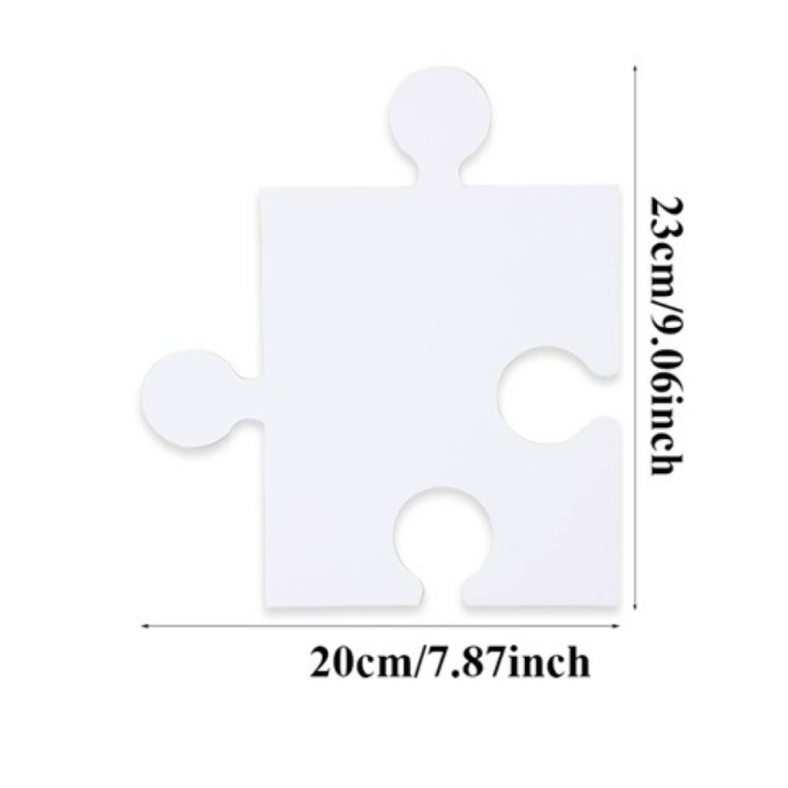 30 Pieces Blank Puzzle Pieces  - Puzzle Blank White 评论和价格