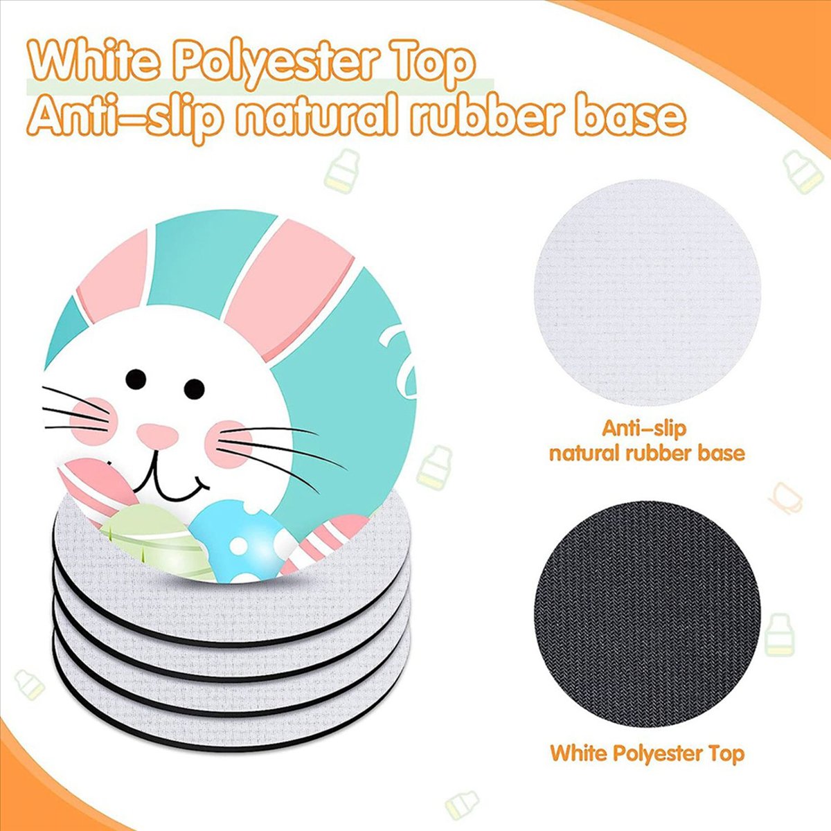 ABVT-160PC Sublimation Blank C - Coaster Sublimation Blank 评论和价格