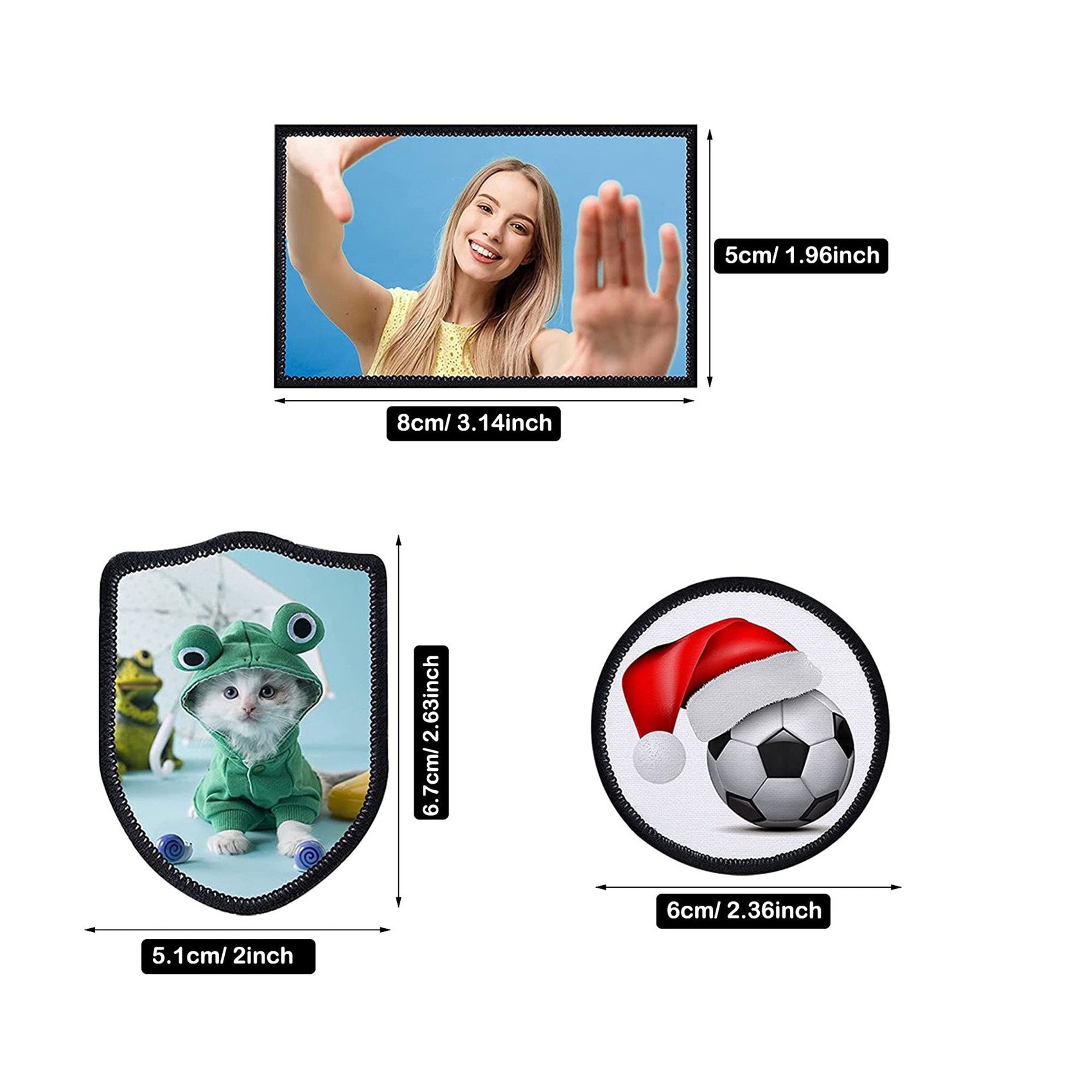 30Pc Sublimation Patches Fabri - Hat Sublimation Blank 评论和价格