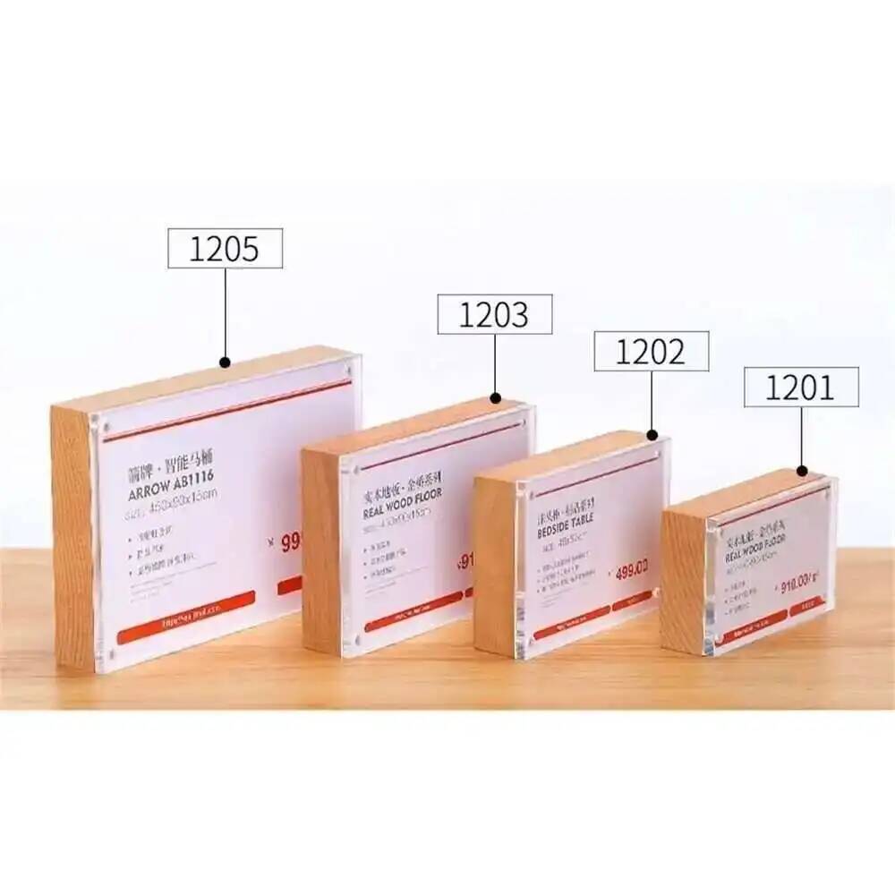 Desk Price Card Display Magnet - Photo Acrylic Block 评论和价格