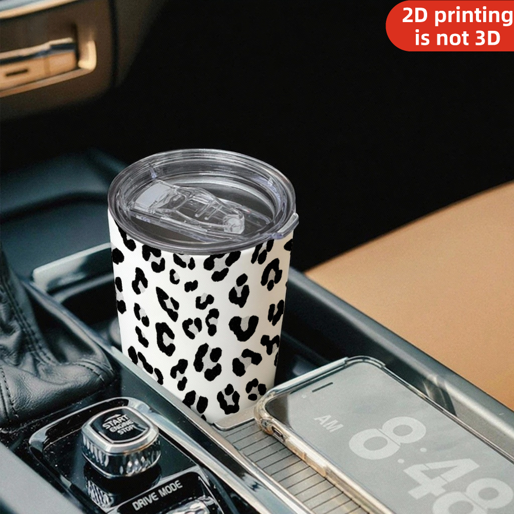 20oz Black Silver Sparkle Leop - Tumbler 20Oz White 评论和价格