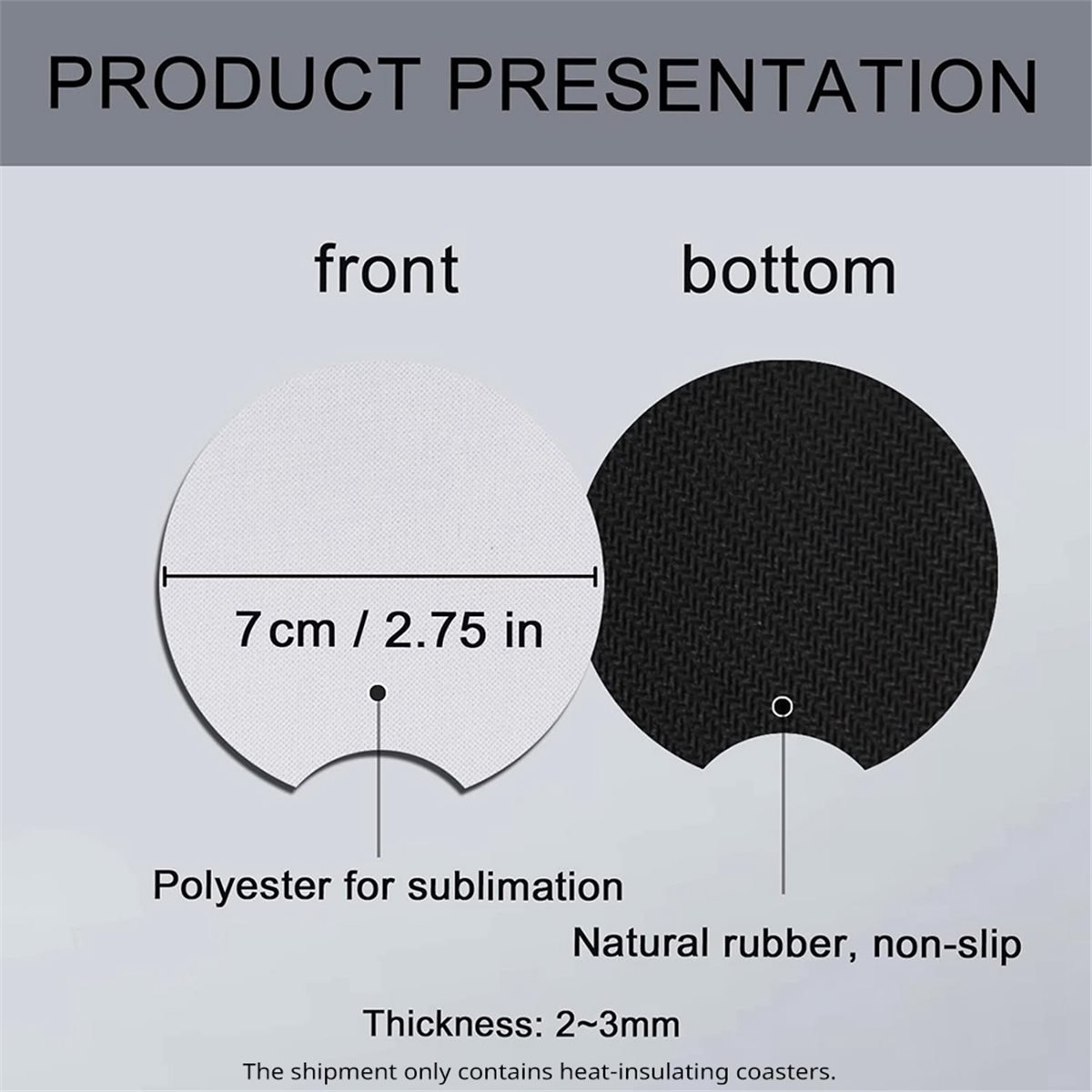 Budget-Friendly-Bulk Sublimati - Coaster Sublimation Blank 评论和价格