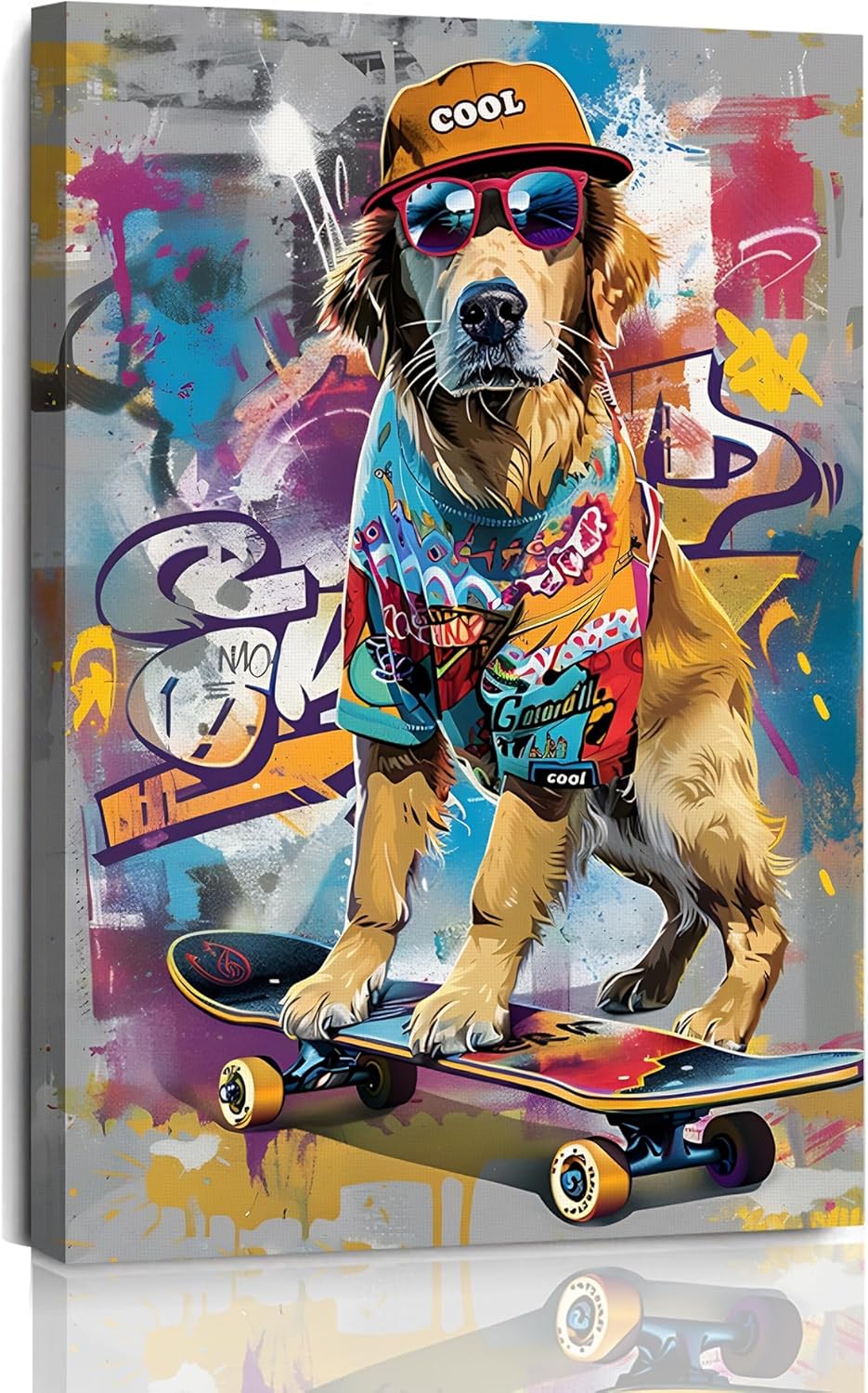 1p,Fantasy Artists Colorful Wr - Canvas Wrap Ready 评论和价格