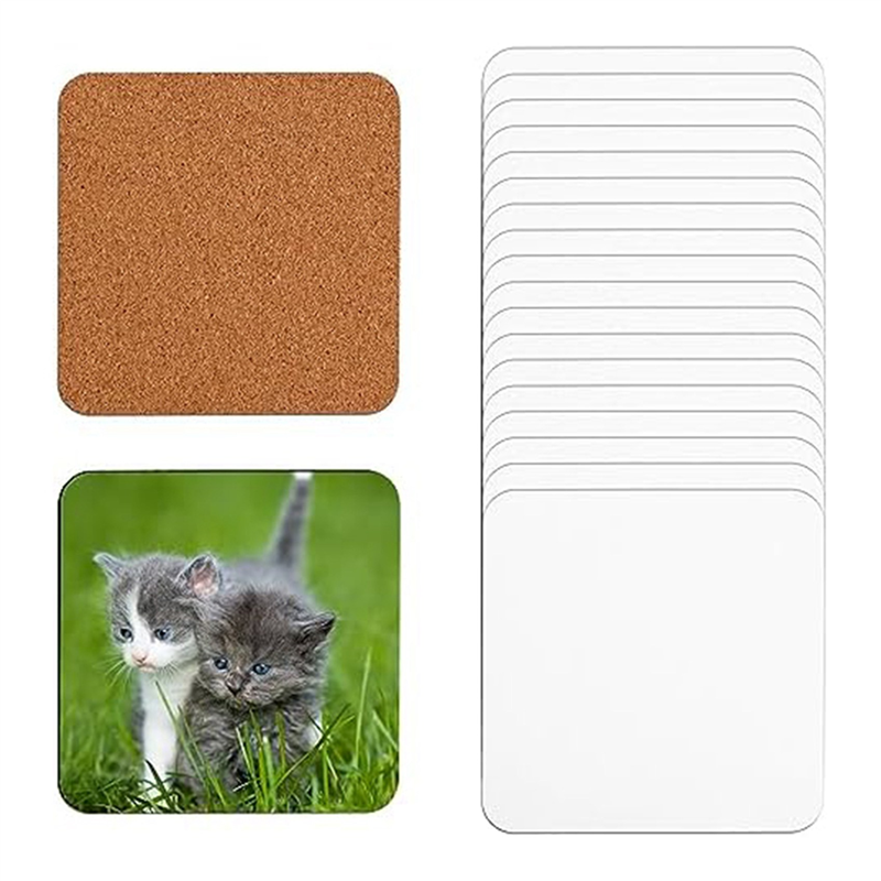ABGE-40 PCS Sublimation Coaste - Coaster Sublimation Blank 评论和价格