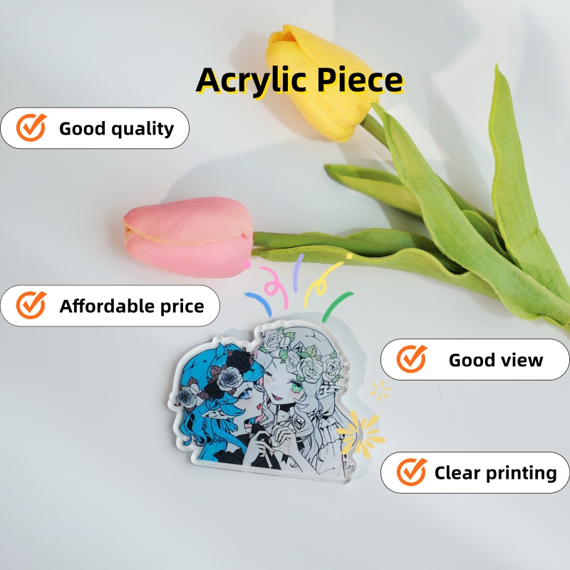 1pc Custom Double-Layer Acryli - Photo Acrylic Block 评论和价格
