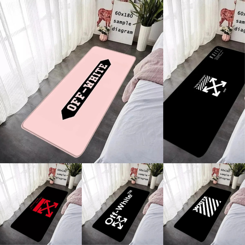 Door Mat Interior Bedside Foot - Puzzle Blank White 评论和价格