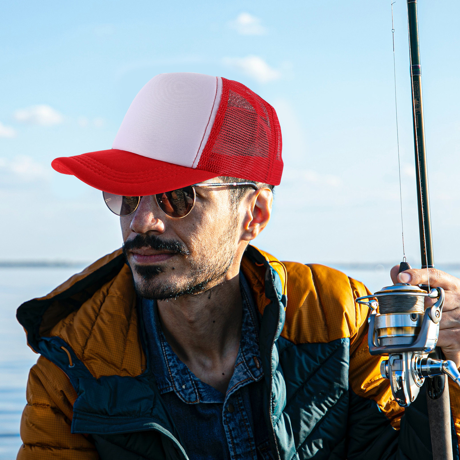 5Pcs Blank Mesh Baseball Caps  - Hat Sublimation Blank 评论和价格