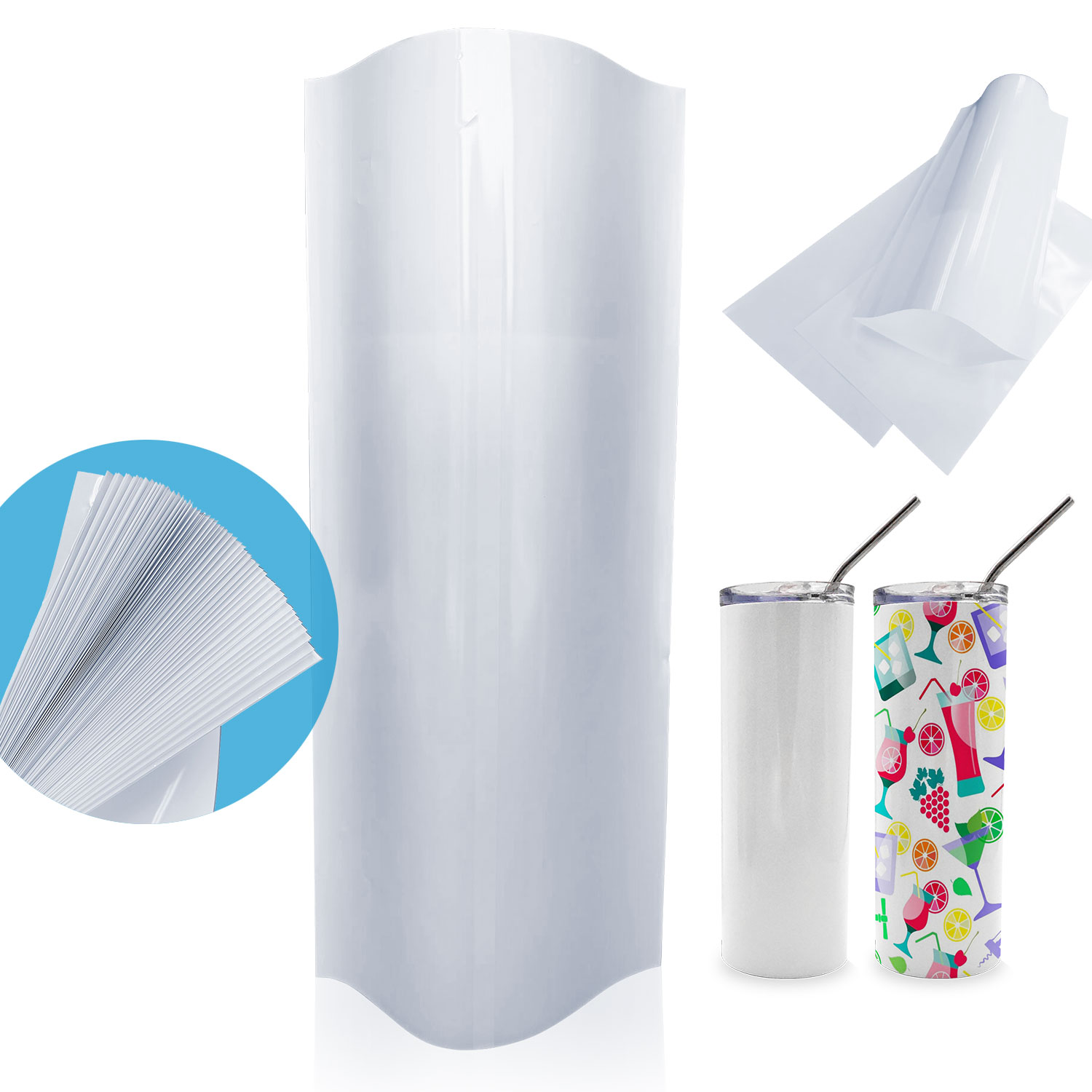 Sublimation Shrink Wrap Film,  - Sublimation Mug White 评论和价格