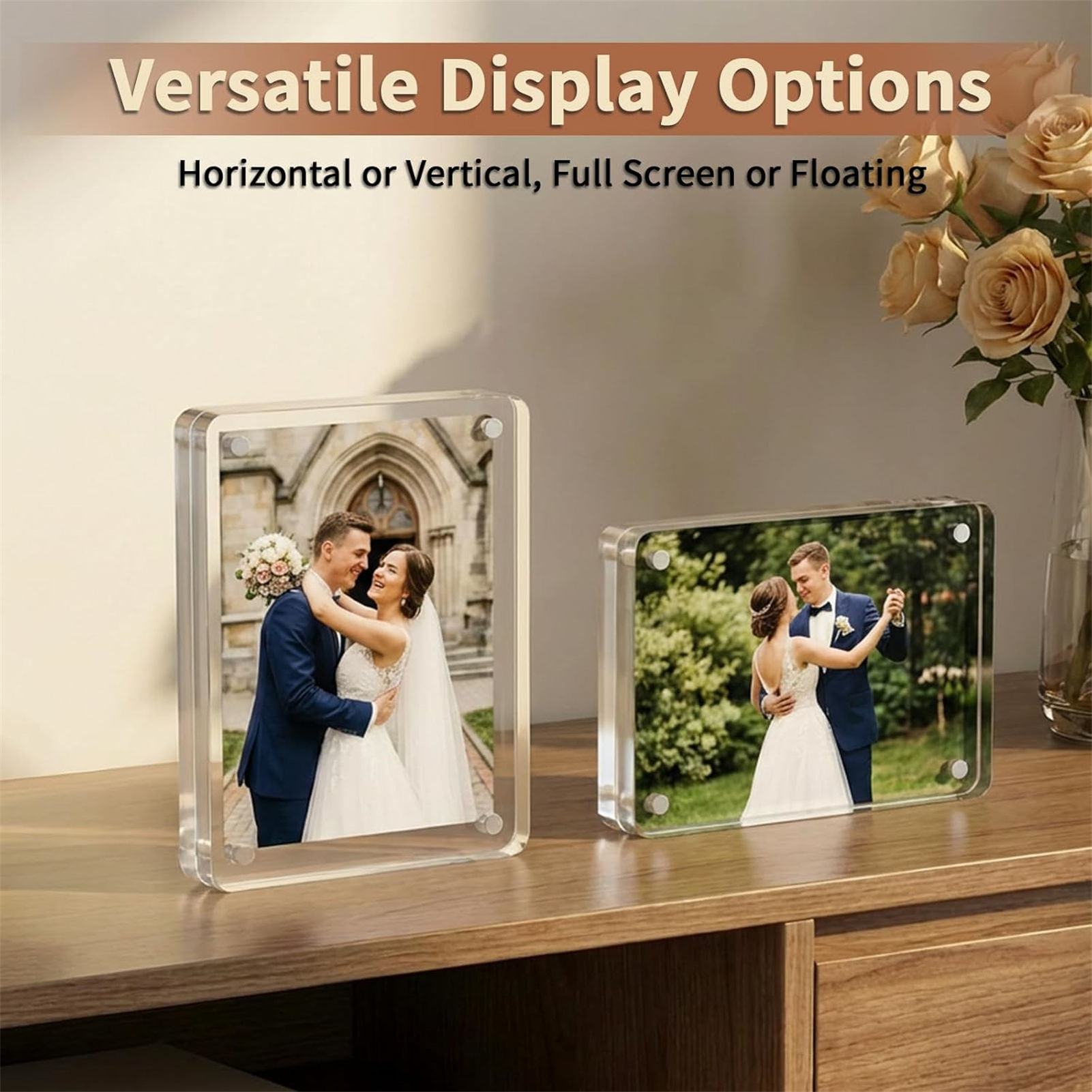 Acrylic Magnetic Photo Frame 2 - Photo Acrylic Block 评论和价格