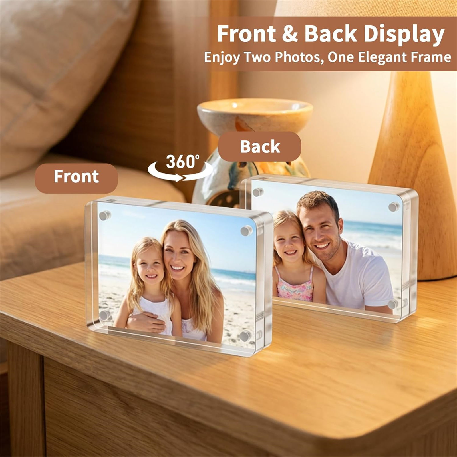 Acrylic Magnetic Photo Frame 2 - Photo Acrylic Block 评论和价格