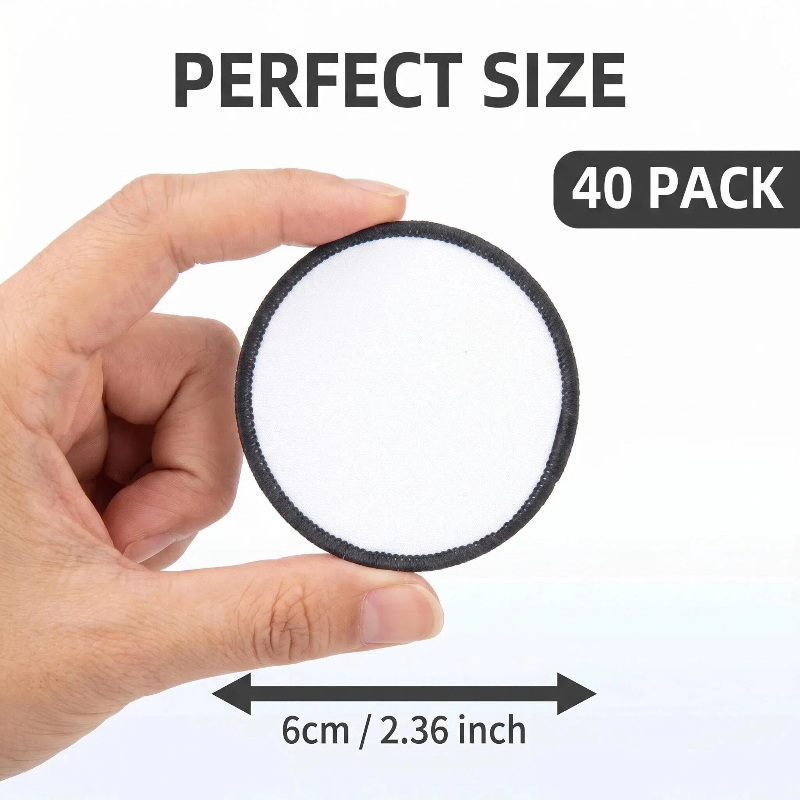 40 PCs Sublimation Patches Clo - Hat Sublimation Blank 评论和价格