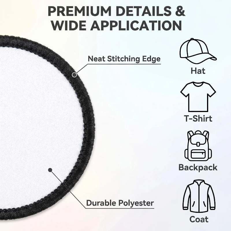 40 PCs Sublimation Patches Clo - Hat Sublimation Blank 评论和价格