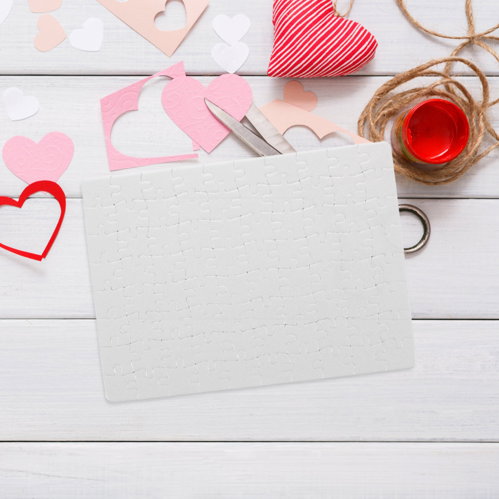 4Sheets Blank Puzzle Pieces Cr - Puzzle Blank White 评论和价格