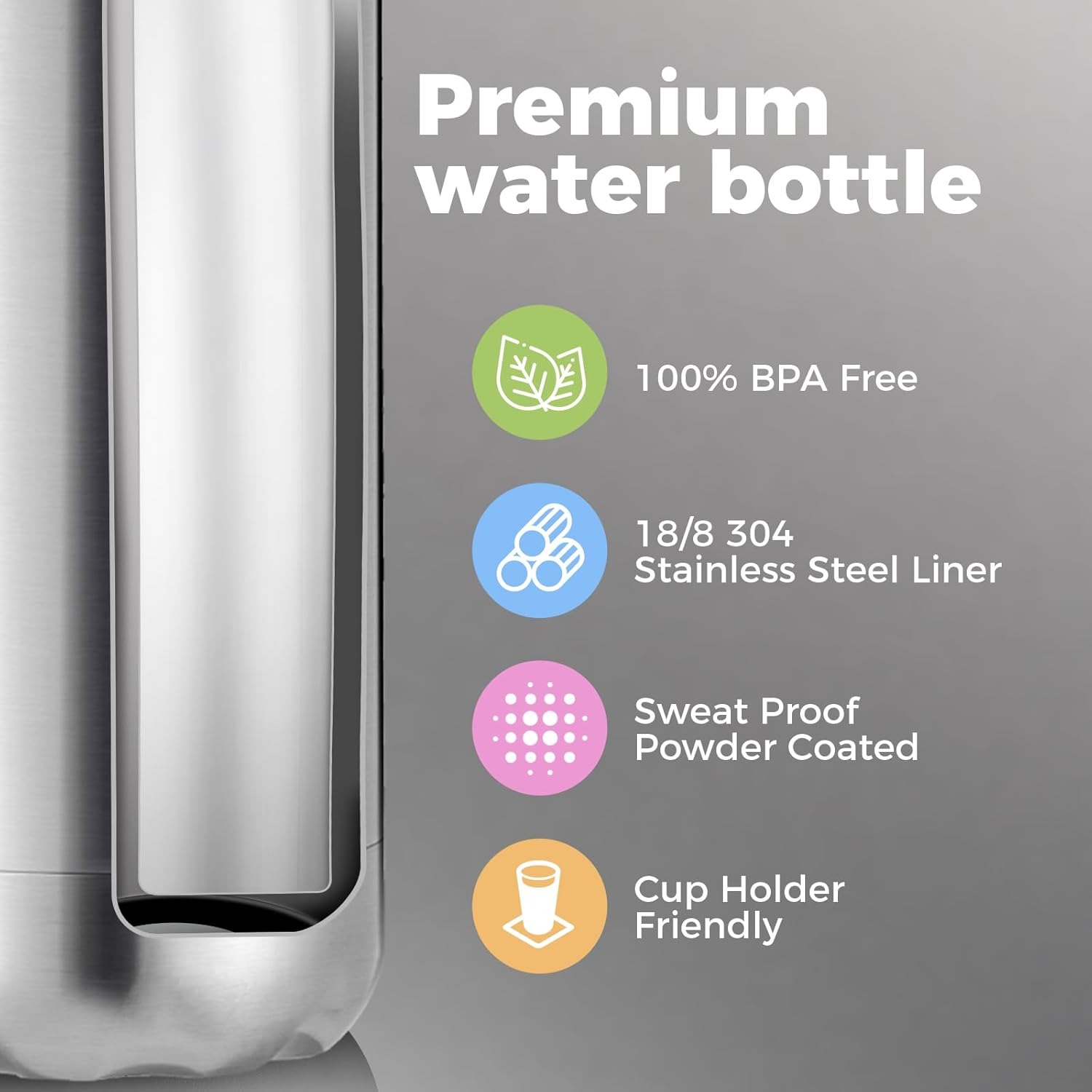 Outdoor Sport Double Wall Stai - Water Bottle Blank 评论和价格