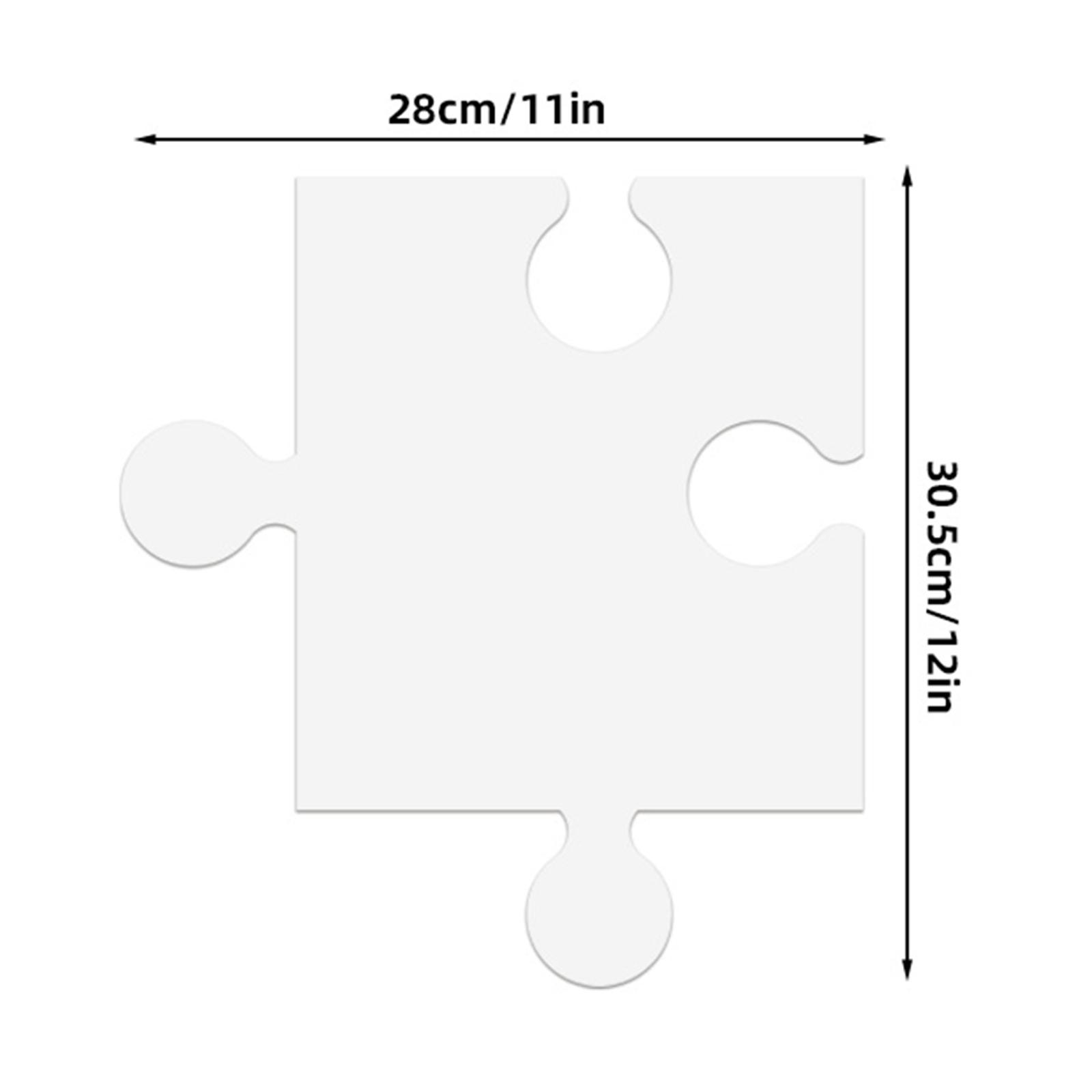 24Pcs White Cardboard Blank Ji - Puzzle Blank White 评论和价格