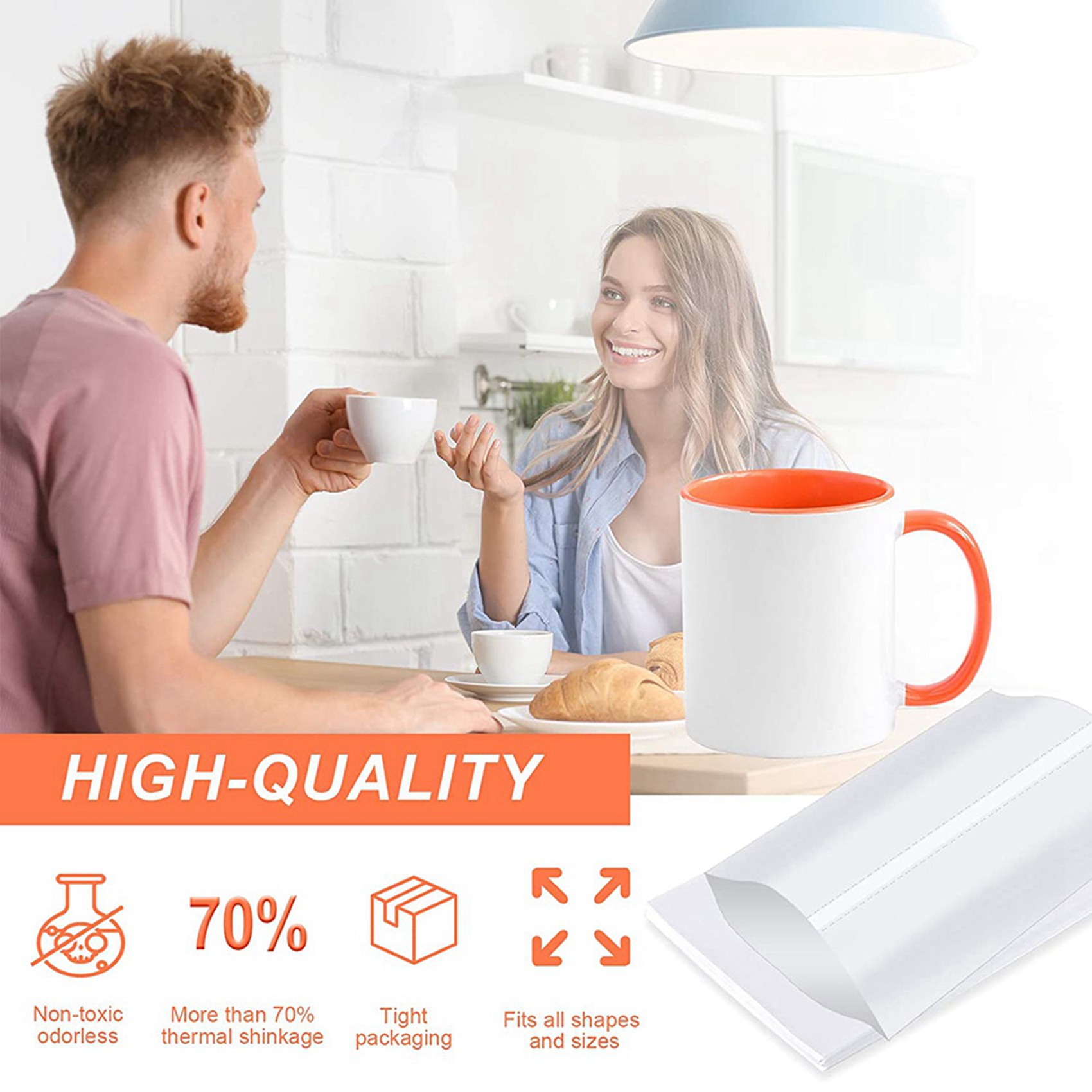 ABBN-8X12 Inch Sublimation Shr - Sublimation Mug White 评论和价格